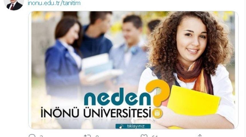 Rekt&ouml;r Kızılay&rsquo;dan İn&ouml;n&uuml; &Uuml;niversitesi&rsquo;ni tercih &ouml;nerisi
