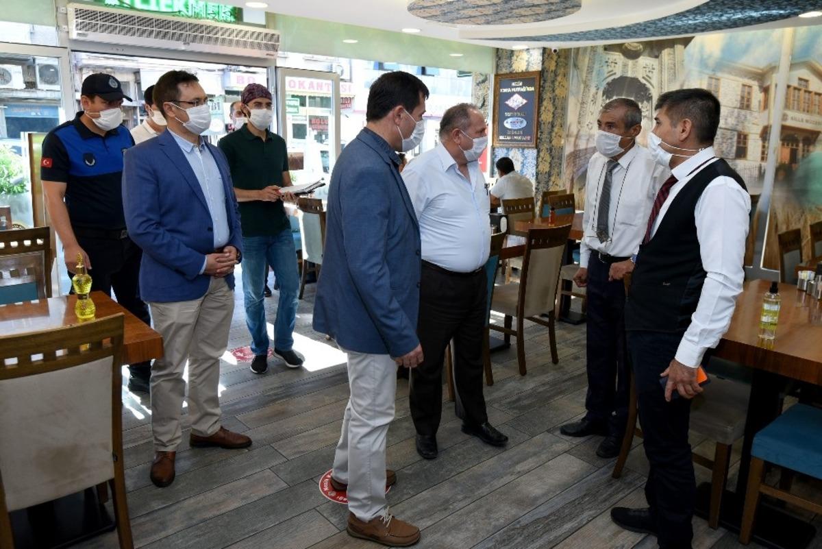 Karatay&rsquo;da korona vir&uuml;s denetimleri