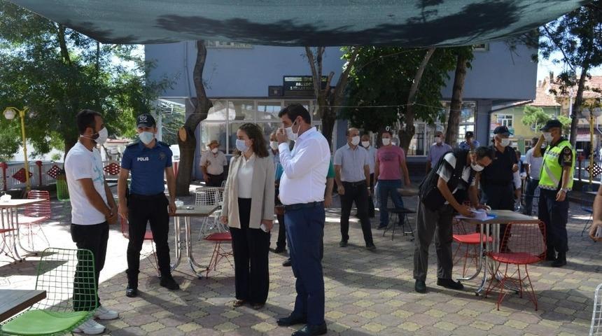 Kaymakam ve Başkan&rsquo;dan denetim