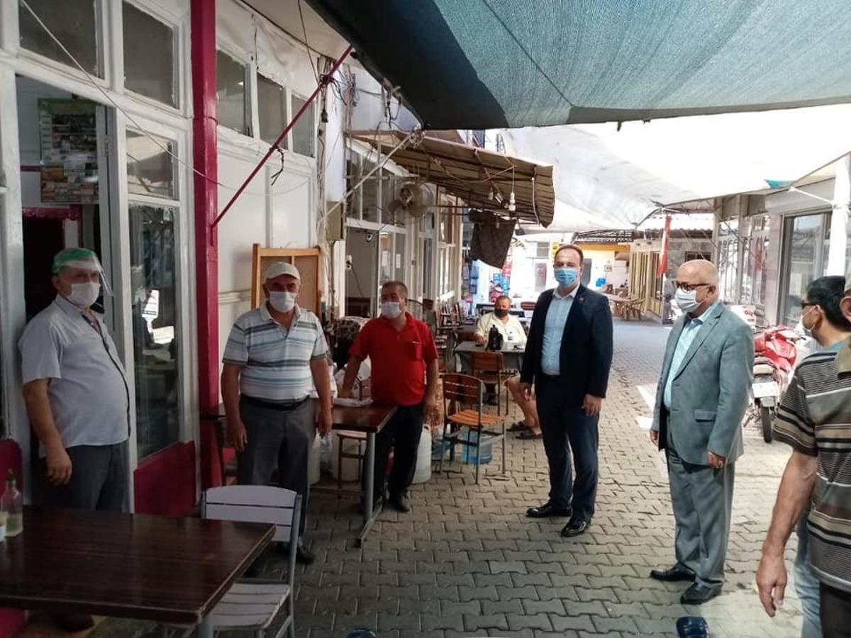Yenipazar&rsquo;da korona vir&uuml;s denetimi