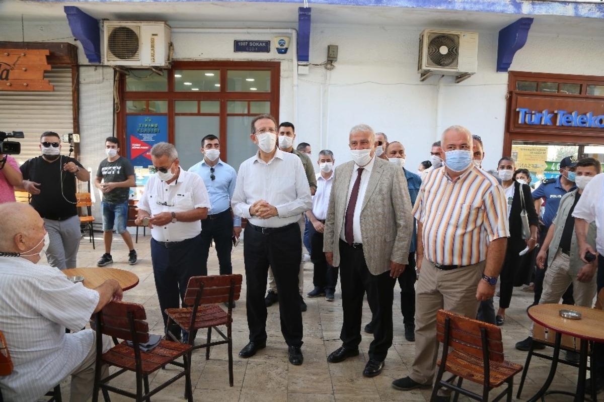 Başkan Atay&rsquo;dan koronavir&uuml;s denetimi