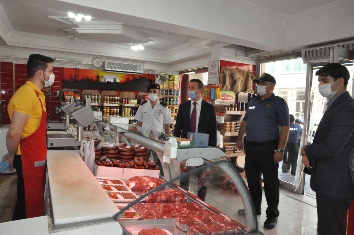 Kaymakam G&ouml;rm&uuml;ş koronavir&uuml;s denetimine &ccedil;ıktı