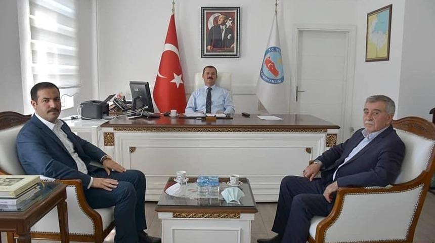 Başkan Geylani&rsquo;den Kaymakam Erdemir&rsquo;e ziyaret