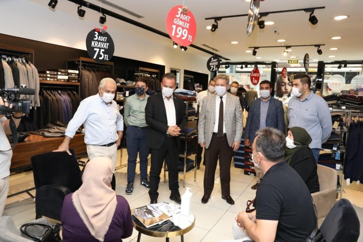 Başkan Palancıoğlu Covid-19 denetiminde