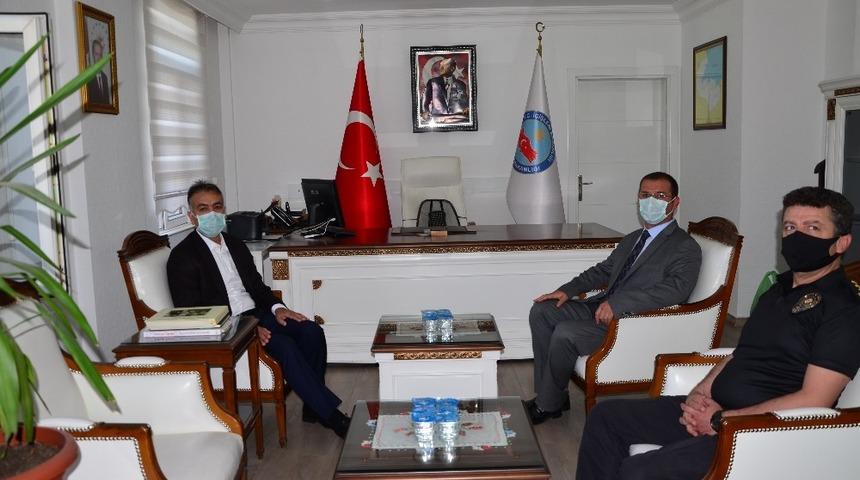 Vali &Ccedil;ağatay&rsquo;dan Kaymakam Erdemir&rsquo;e ziyaret