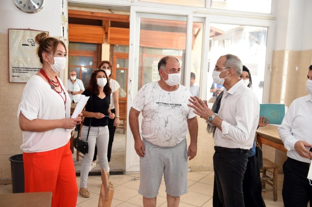 Başkan Bozdoğan, korona vir&uuml;s denetimlerine katıldı