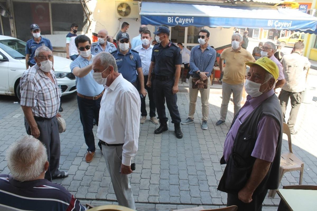 Manyas&rsquo;ta genel maske denetimi yapıldı