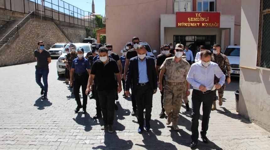 Şemdinli&rsquo;de korona vir&uuml;s denetimi