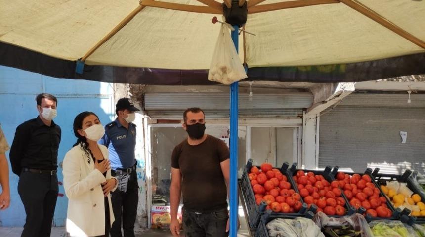 &Ccedil;ınar&rsquo;da korona vir&uuml;s denetimi