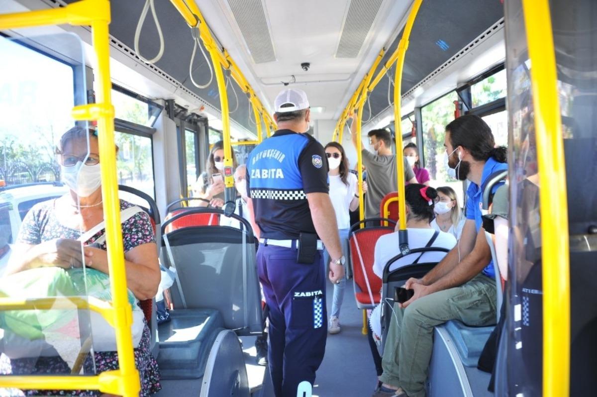 Zabıtadan korona vir&uuml;s denetimi: Fazla yolcu alan şof&ouml;re ceza