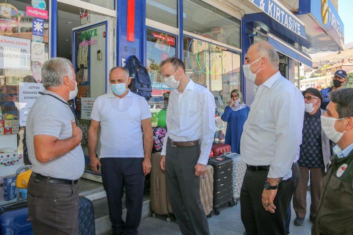 Başkan &Ouml;zt&uuml;rk ve Kaymakam Altıner Yahyalı&rsquo;da denetim yaptı