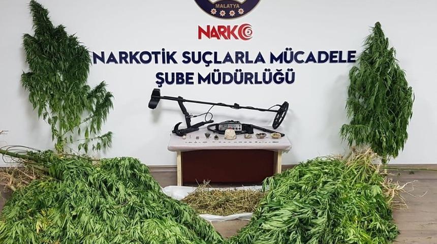 Malatya&rsquo;da Hint keneviri ve tarihi eser operasyonu