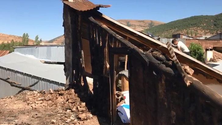 Kahreden anlar! Evinin yanışını gözyaşları içinde izledi G4