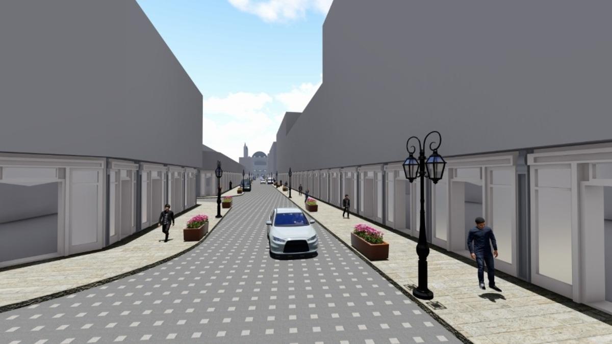 Y&uuml;zbaşıoğlu Sokak yeni &ccedil;ehresine kavuşuyor