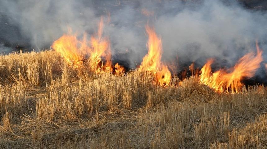 Yozgat&rsquo;ta anız yakan 6 &ccedil;ift&ccedil;iye 4 bin 453 lira ceza kesildi