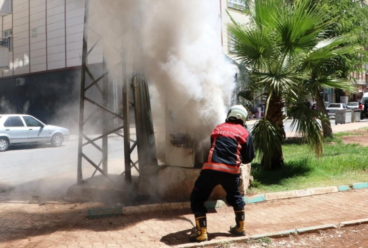 Şanlıurfa&rsquo;da trafo yangını korkuttu