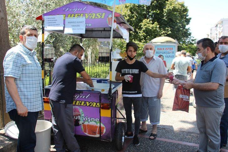 Lokma yerine kar helvası hayrı yaptılar G1