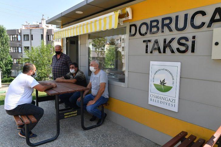 Osmangazi’de taksi duraklarını yenileniyor G2