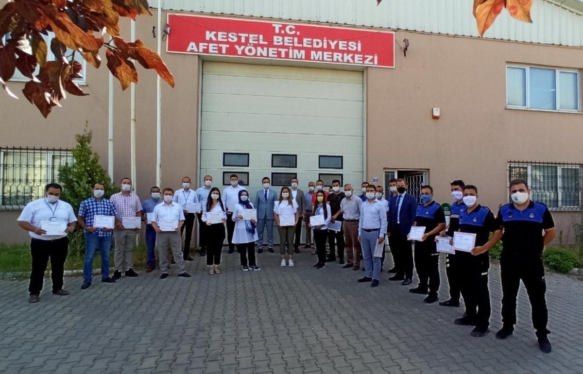 Kestel Belediyesi personeline pandemi teşekk&uuml;r&uuml;