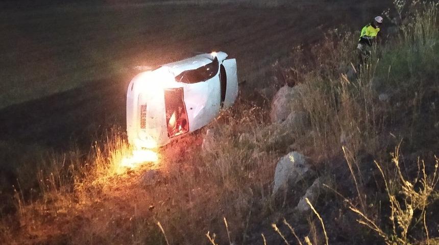 Trafik kazası 3 yaralı