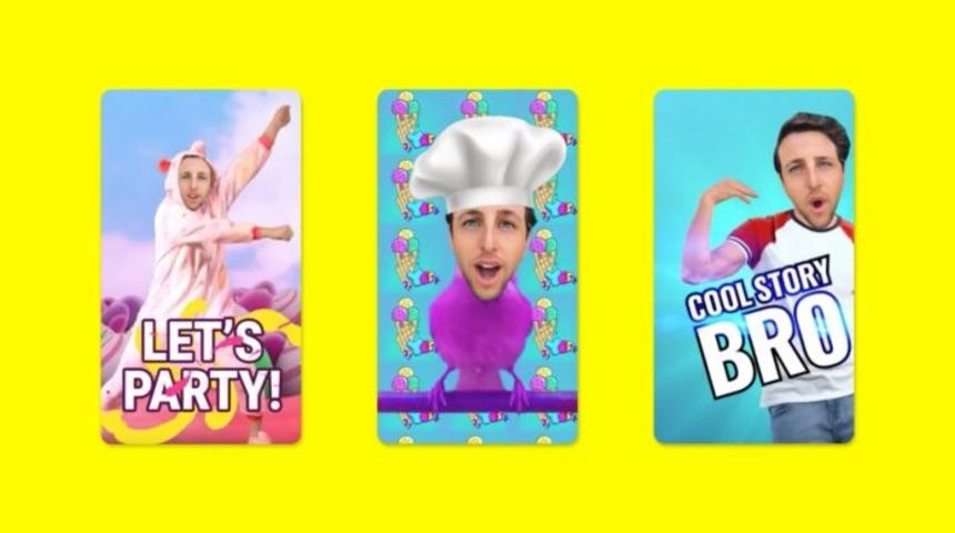 Snapchat kullanıcı y&uuml;z&uuml;n&uuml; alarak animasyonlu sticker&rsquo;a &ccedil;evirecek