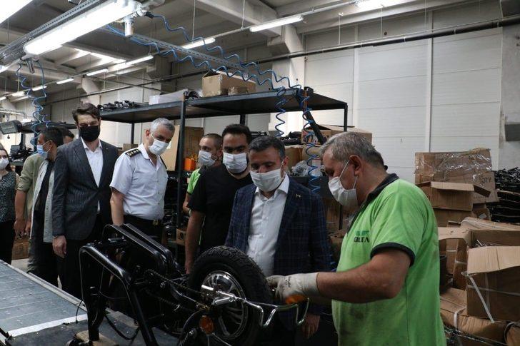 Vali Atay, elektrikli araç üreten fabrikayı gezdi G2