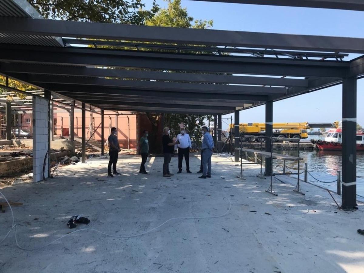 Başkan Posbıyık, Halk Kafe&rsquo;deki &ccedil;alışmaları denetledi