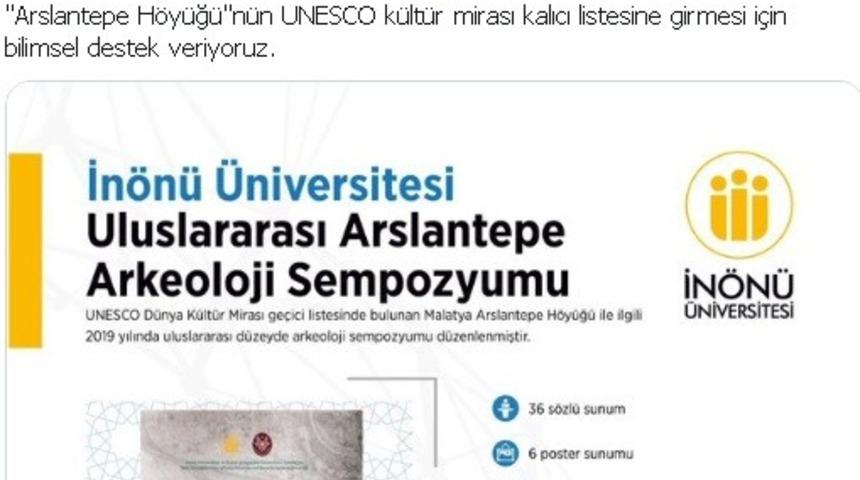 Rekt&ouml;r Kızılay&rsquo;dan Arslantepe&rsquo;ye destek