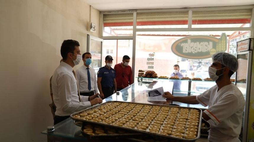 Kaymakam Kır&ccedil;uval&rsquo;dan korona denetimi