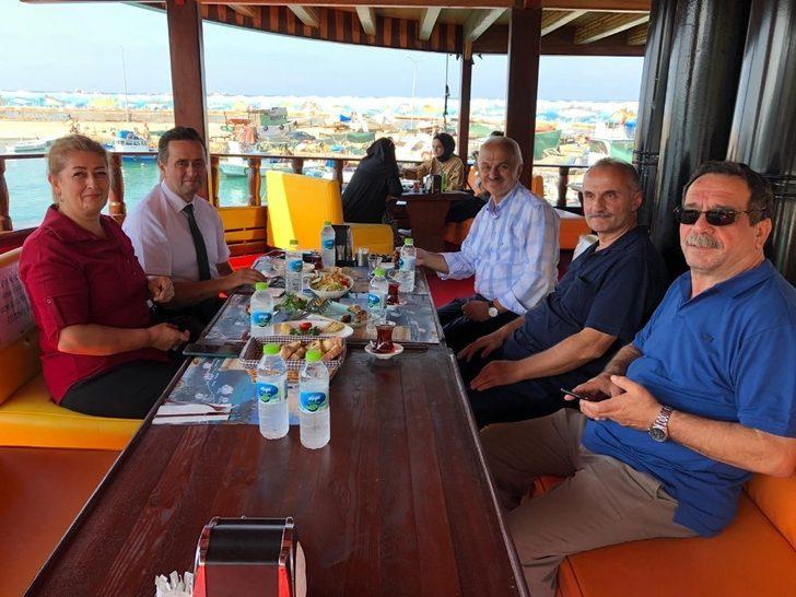 Türk Havacılık Uzay Sanayi ve Roketsan üst düzey yöneticilerinden Başkan Yanmaz’a ziyaret
