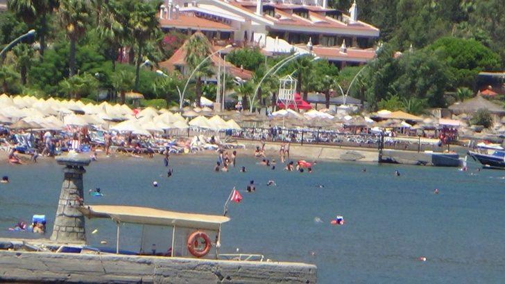 Marmaris’te bazı plajlarda yoğunluk oluştu G1