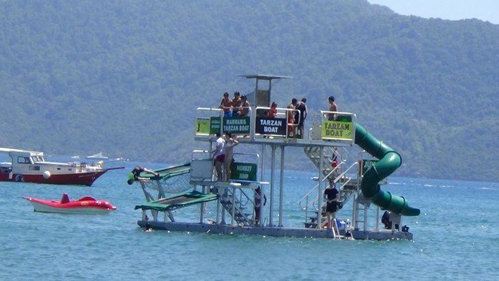 Marmaris’te bazı plajlarda yoğunluk oluştu G4