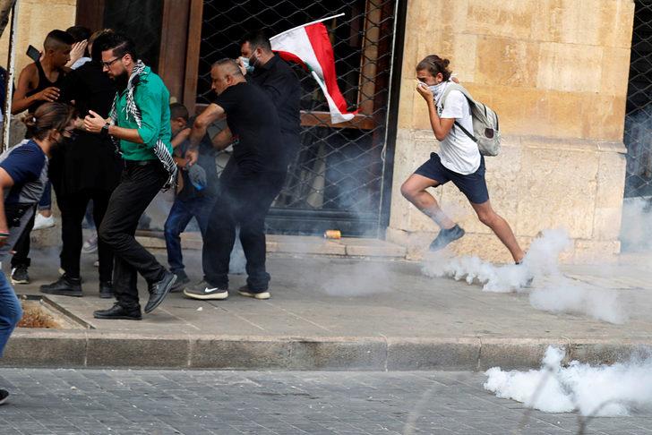 Beyrut'ta protestocular ile güvenlik güçleri arasında çatışma G2