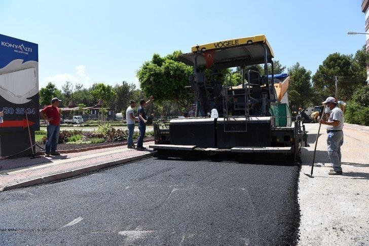 Hayat Park’ın yollarına sıcak asfalt G4