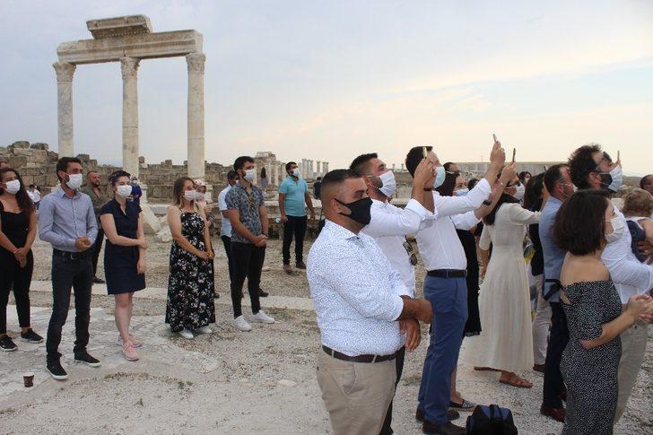 13 asır sonra antik kentte ilk nikah kıyıldı G3