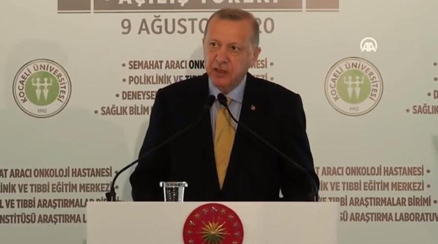 Cumhurbaşkanı Erdoğan'dan maske uyarısı