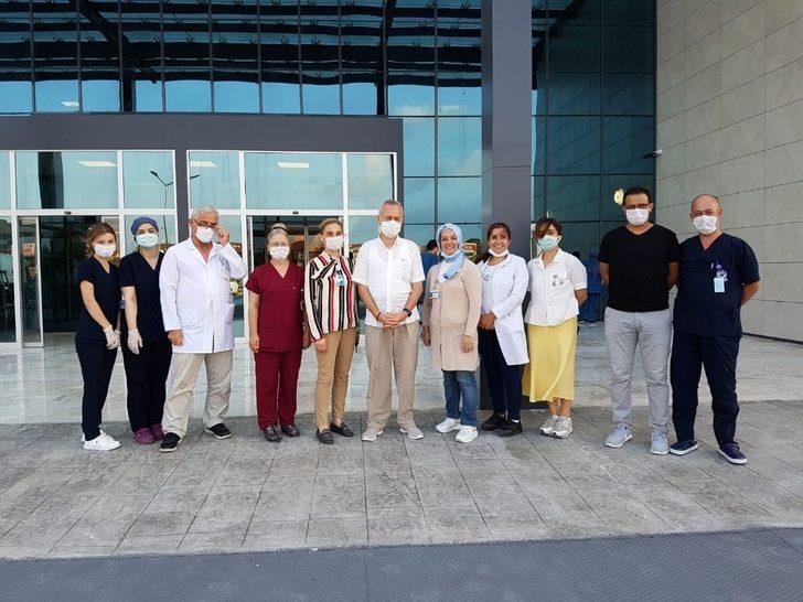 Yeni Kadın Doğum Hastanesinin ilk hastasını İl Sağlık Müdürü Öğütlü karşıladı G5