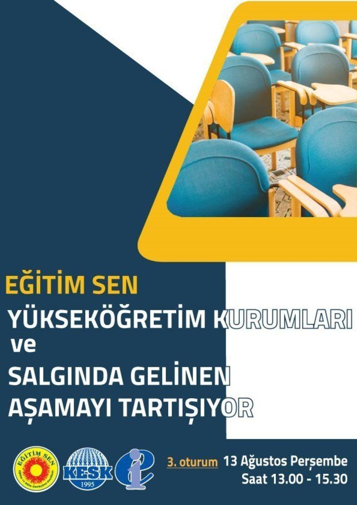 Eğitim Sen’den "Covid-19 Salgınında Gelinen Aşama ve Eğitim Kurumlarının Durumu" konulu etkinlik G2