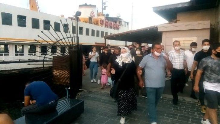 İstanbul Şehir Hatları vapurunun motor dairesinde korkutan ...