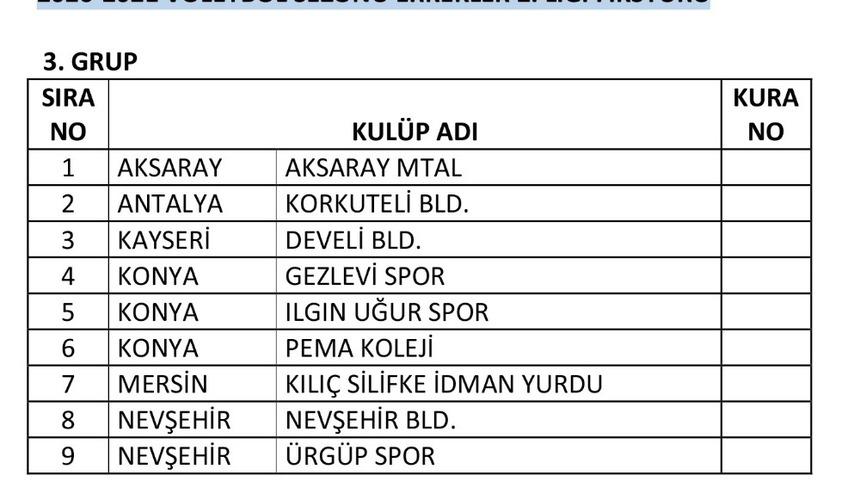 Korkuteli Belediyespor&rsquo;un rakipleri belli oldu