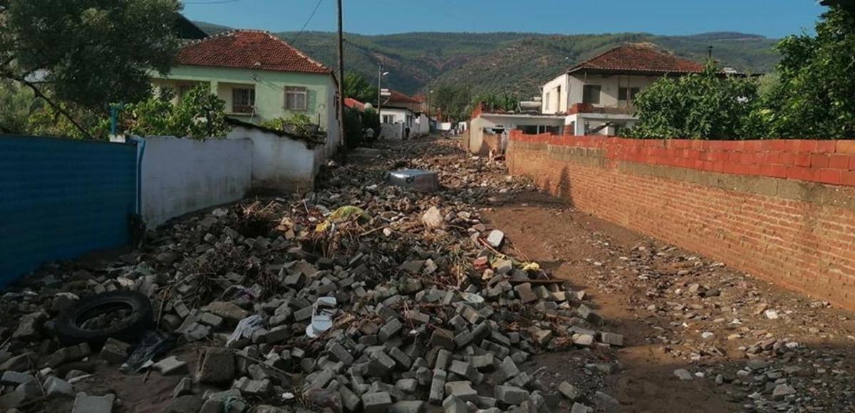 Aydın&rsquo;da selin izleri g&uuml;n ağarınca ortaya &ccedil;ıktı