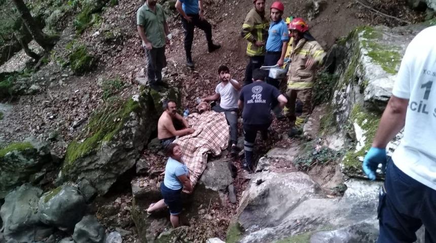 Mağarada nefes kesen kurtarma