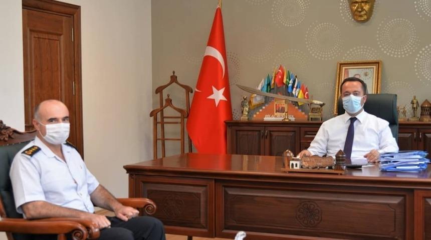 İl Jandarma Komutanı Sandal’dan Vali Şentürk’e ziyaret