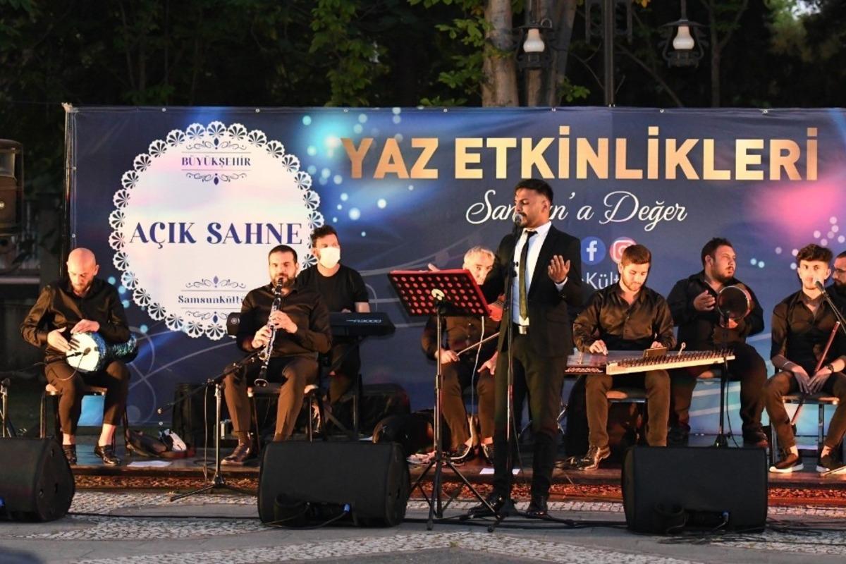 Samsun B&uuml;y&uuml;kşehirden &ldquo;A&ccedil;ık Sahne Halk Konseri&rdquo;