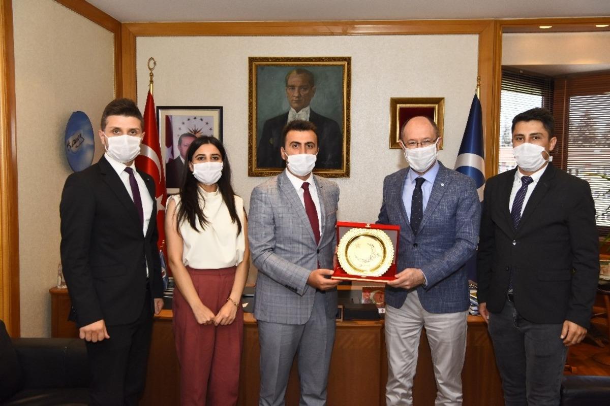 Rekt&ouml;r Erdal&rsquo;a hayırlı olsun ziyaretleri devam ediyor