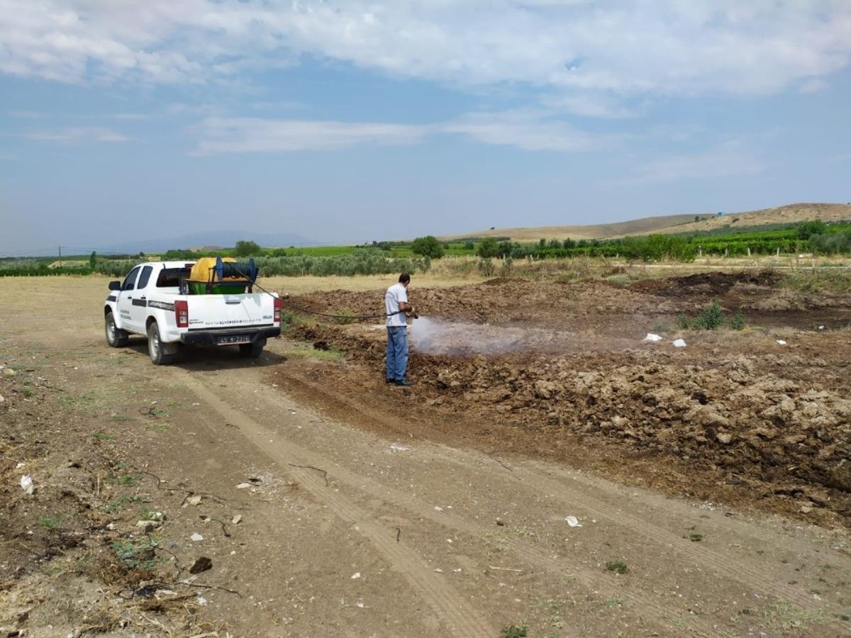 Manisa&rsquo;da haşereyle m&uuml;cadele &ccedil;alışmaları aralıksız devam ediyor