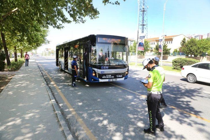 Elazığ’da minibüs ve otobüsler denetlendi G2