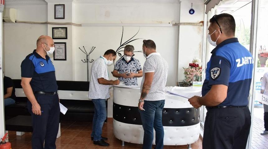 Aliağa’da korona virüsü denetimi