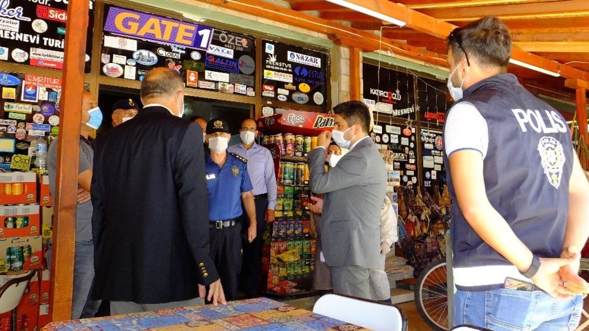 Aksaray&rsquo;da korona vir&uuml;s denetimleri