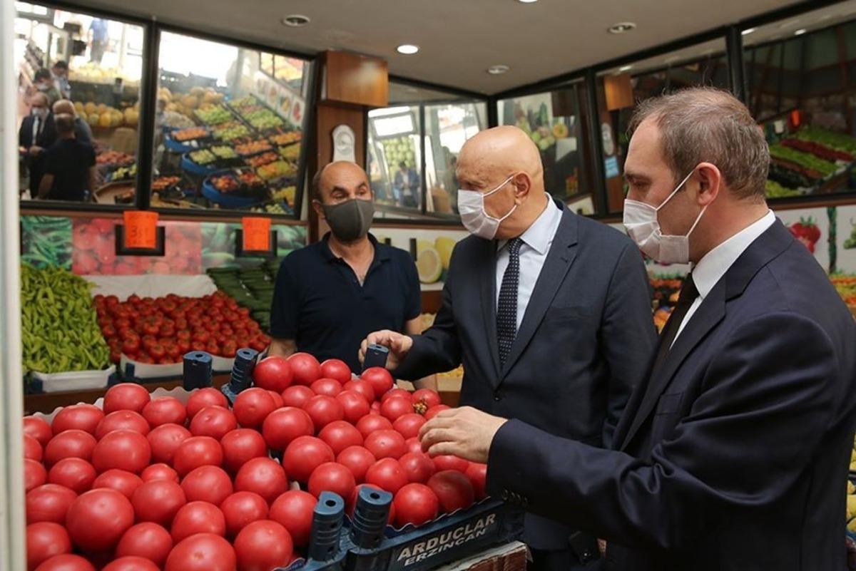 Bayburt&rsquo;ta maske ve sosyal mesafe denetimi